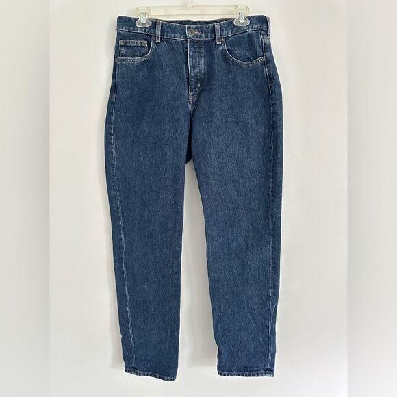 COS Relaxed Fit Mid Rise Cropped Length Jeans Size 29 Waist Medium Wash - Picture 2 of 7